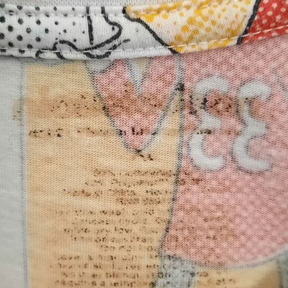 Hey Arnold XL All Over Print Tee Nickelodeon Graphic T Shirt Comic Style Unisex - Picture 2 of 4